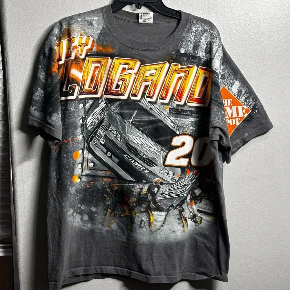 Chase Authentics‎ Gray Men Joey Logano Home Depot T-shirt XL.